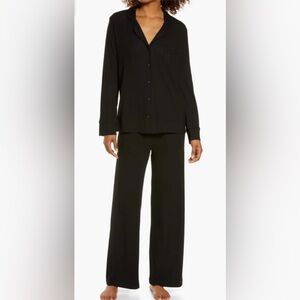 SKIMS Soft Lounge Sleep Set with Pajama bottoms in Onyx size XXS